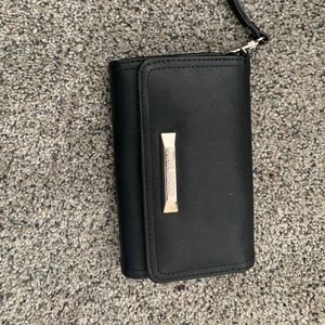 Steve Madden Black wristlet wallet